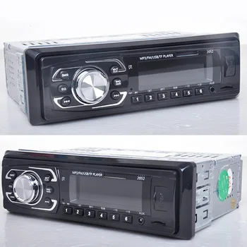 1 Din SD FM Turner autorádia 12V/24V Napájanie EQ zvuk, ovládanie Auta Stereo Auto MP3 Prehrávač