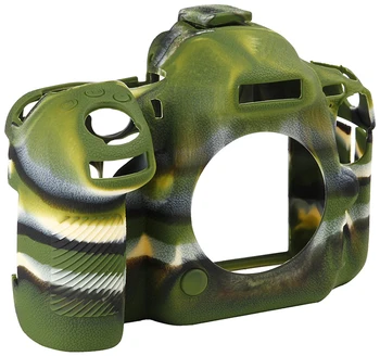 Silikónové Brnenie Pokožky Prípade Fotoaparátu DSLR Telo Kryt Chránič Video Objektív Taška Pre Nikon D500