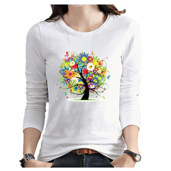 Škvrny Na Oblečení Krásny Kvet Stromy Nový Dizajn Oblečenie, Dekorácie Umývateľný Vytlačiť T-Shirt Diy Príslušenstvo Záplaty