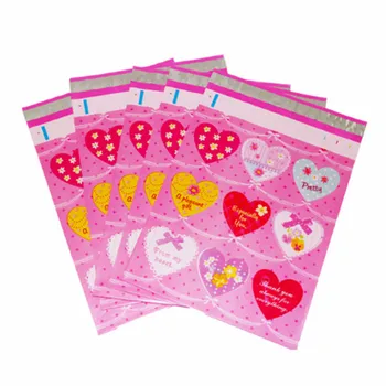 Loetrusting 100ks 26x33+4cm Ružové Plastové Obálky Taška Self-tesnenie Samolepiace Oblečenie Taška Poly Mailer Poštových Box Balenie Vrecia