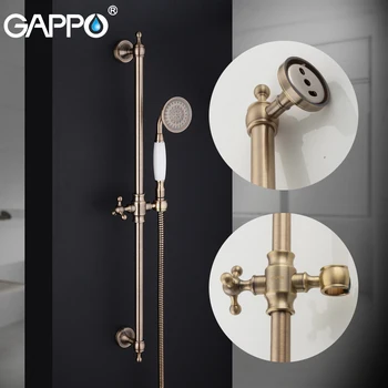 GAPPO sprchové batérie, vaňa sprcha set vodopád stenu zvukový pult, kúpeľňa mosadz dážď kúpeľňa kohútik nastaviť grifo luxusné bronz zmiešavacie kohútiky