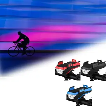 Cyklistické svetlo predné svetlo s USB nabíjanie pás mobilný telefón držiak na bicykel horn svetlo bezpečnostné výstražné svetlo jazdecké vybavenie