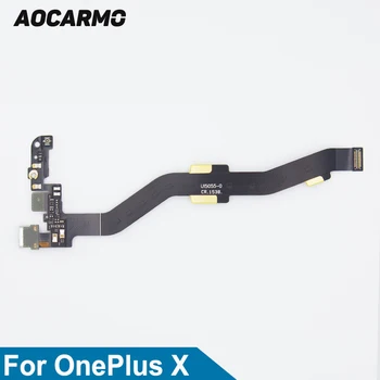 Aocarmo OEM Nabíjačku Nabíjací Port Dock Konektor USB Flex Kábel Pre OnePlus X E1001 E1003 E1005 Náhradný Diel