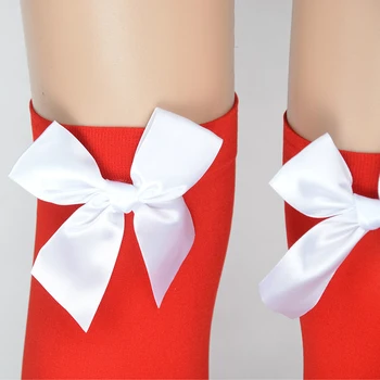 12 Štýly Vianočné Cosplay Pančuchy Kolená Vysoké Ponožky Ženy Zelená/Biela/Strip/Snow Ball/Luk-uzol Zábavné Ponožky