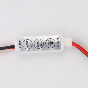 Stmievač Mini White 12V 12A LED Stmievač, Radič Pre Jednu Farbu 5050/3528 Led pásy Hot predaj po celom Svete Obchodu