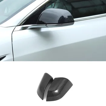 XINSCNUO Auto Spätné Zrkadlo Pokrytie Pre Tesla Model 3 Uhlíkových Vlákien Štýl Bočné Zrkadlo Pokrytie Čiapky