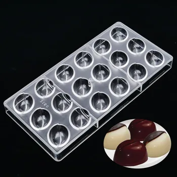 Coffee Bean Tvarované Transparentné Čokoláda Formy HOBBY Ručné Candy PC Plesne Nástroj