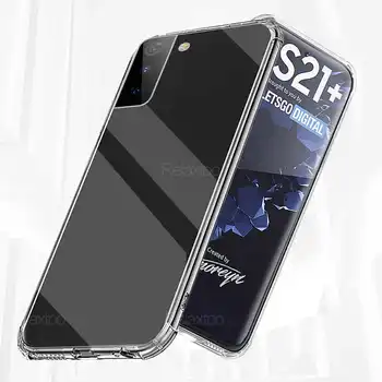 Silikónové Telefón puzdro Pre Samsung Galaxy S21 Plus Ultra Prípade Transparentné Telefón Shell na SamsungS21 GalaxyS21 Shockproof Zadný Kryt