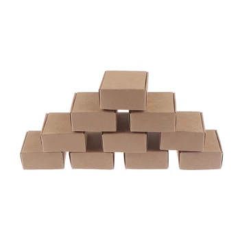 10pc domček pre bábiky Mini Simulácia Express Box Papierové Krabice Model Príslušenstvo Hračky
