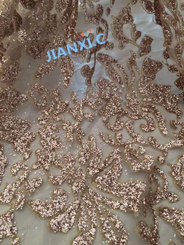 David-83103 Afriky čistý čipky textílie s lepené lesk tylu čipky textílie francúzsky tylu čistý čipky materiál pre svadobné šaty