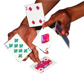 Diamond Poker Kartu Black Core Papier pre Tvorivú Mágia Hracie Karty Darček 88*63mm