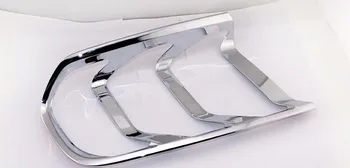 1pair chrómovaný ABS auto mimo zadné svetlo dekoratívne rám, kryt výbava pre-2019 Ford Mustang