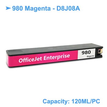 [Tretích Strán Značky] Pre HP 980 980XL Náhradné Atramentové Kazety Pre HP Enterprise Farba X555dn X555xh X585f X585dn X585z
