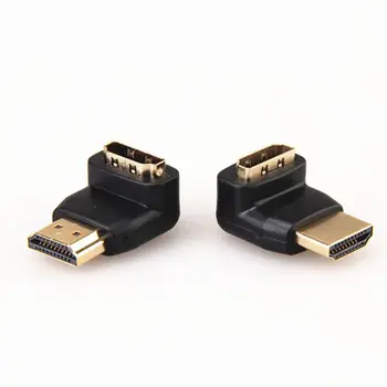 HDMI Kábel, Adaptér, Meniče 270/90 Stupňový Uhol HDMI Samec na HDMI Žena pre HDTV 1080P Káblový Adaptér Converter Extender