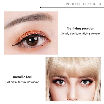 1 Ks Tekuté Očné Linky Pero Flash 6 Farieb Kovové Odlesky Eyeshadow A Očné Kombinácia Kozmetických Make-Up H5