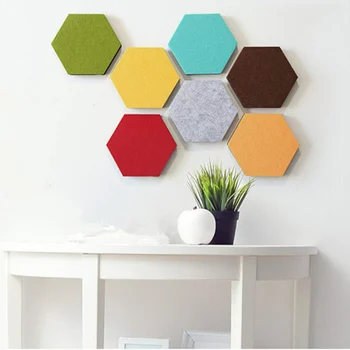 Hexagon Cítil Rada Šesťhranné Cítil, Stena Nálepky Multifunkčné 3D Dekoratívne Home Message Board Samolepiace Deti Room1