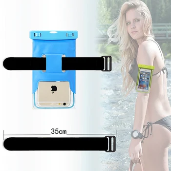 Vodotesné puzdro Univerzálny Mobilný Telefón v Suchu Taška Plávanie Jednoduché odfotiť, vodotesné puzdro pre plávanie s telefónne pod vodou