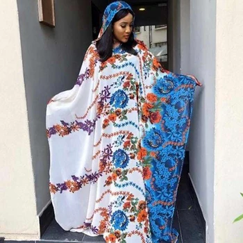 Nový Štýl Afriky Šaty dámske Elegantné Vytlačené Župan Európskej Plus Veľkosť Oblečenie Tradičné Africké Oblečenie Dashiki DT2618