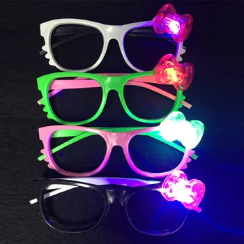 6pcs/veľa LED okuliare rozsvieti bliká roztomilý kreslený okuliare kút rozsvieti hračky, vianočné party dekorácie dodávky