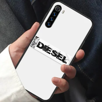 Taliansku Značku Diesel Telefón puzdro Pre XIAO Redmi Poznámka 5 7 8 T 9 6A 7A 8A 9S K 20 30 Pro black Coque Mäkké Nepremokavé Celkom Etui