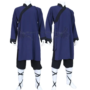 25 Farby Shaolin Mních Kung fu Jednotné Budhistické Župan Tai chi Vyhovovali Bojových umení Wing Chun Oblečenie Mäkké Bielizeň Vlastné Služby