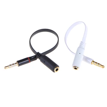 18 cm Mužov a Žien 3,5 mm USA Jack Audio Predlžovací Kábel Kábel 3.5 NS Slúchadlá Slúchadlá Reproduktor, Stereo Audio Káble Kábel