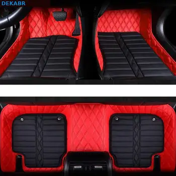 Vysoko kvalitnej pravej Kože auto rohože Pre Chrysler 300c 2016 príslušenstvo nepremokavé koberec koberce