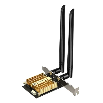 EDUP vysokorýchlostné WiFi 6E AX210 PCI-E Adaptér Sieťová Karta AX210NGW karty siete LAN wifi6 konvertor