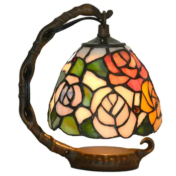 Tiffany Vitráže Nočné Svetlo Nočný Stolík Lampa Spálňa Svetlo Propagačné Dar, Darček K Narodeninám