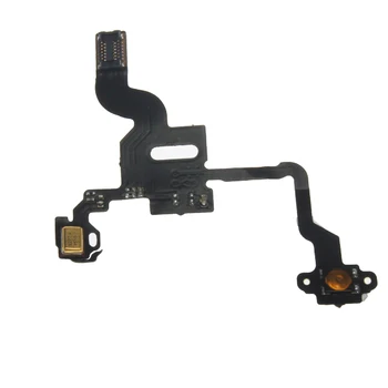 Nové Náhradné Diely, Svetelný Senzor Tlačidlo Power Flex Kábel pre iPhone 4 4G QJY99