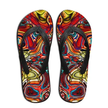Noisydesigns Lady flip flops 3D Plátne Vytlačený Módne sandále Prst Papuče Domov mokasíny ženy Plochý Remeň Veľkosť 35-40 Mujer Topánky
