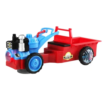 Nový Traktor Detí Elektrický Univerzálny Traktor Inžinierstva Auto, Traktor Hračky Model Zotrvačnosti Dump Truck Ťahača Hračky