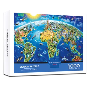 Zviera Puzzle 1000 Kusov Papiera Bielej Karty, Puzzle Vlastné Zahraničného Obchodu Pár Puzzle Pre Dospelých Fantázie Hračka