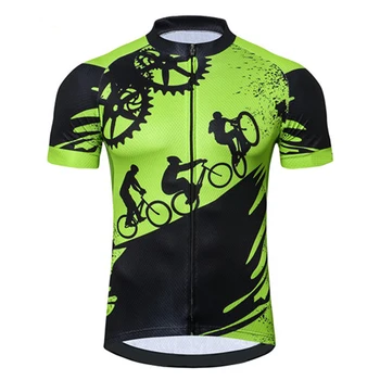 2021 Nové Letné Vonkajšie Cyklistika Jersey pánske Cyklistické Oblečenie Požičovňa Top Krátky Rukáv Jersey Mládež Horských Tričko Priedušná Topy