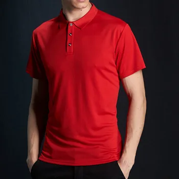 Vysoká kvalita customerize tlač loga Polo Tričko Pre Mužov dry fit jednotné Rukáv polo shirts výšivky