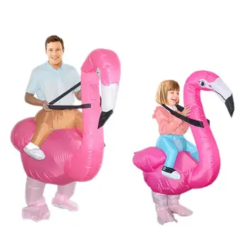 Flamingo Cosplay Kostým Inovatívne Nafukovacie Hračky Halloween, Vianoce, Deň Detí Nafukovacie Podvod Oblečenie Rekvizity