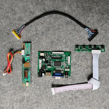 DIY kit 1-CCFL VGA+AV Pre LTN141BT06/LTN170BT08/LTN170BT09 1440*900 displej radič disku rady 30-Pin LVDS LCD displej