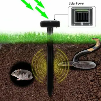 1ks Solárny Ultrazvukové Sonic Myši Myši Mol Pešti Hlodavce Mosquito Repeller Repelenty Dvore, Vonkajšie Záhradné Prípravky Na Kontrolu Škodcov