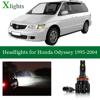 Xlights Auto Žiarovka Pre Honda Odyssey 1995 1996 1997 1998 1999 2000 2001 2002 2003 2004 LED Reflektor Nízka Vysoká Lúč Auto Svetla na Čítanie