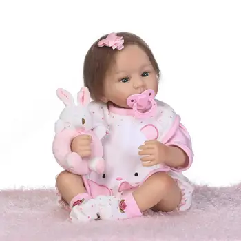 Roztomilé malé dievčatko baby reborn bábiky 53 cm mäkké bebe reborn bonecas populárne silikónové bábika novorodenca nažive, pre deti darček