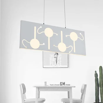 Moderné LED tri hlavy prívesok svetlo jednoduché bar lampa Domov Obývacia Jedáleň, Reštaurácia, obývacia izba závesné svietidlá