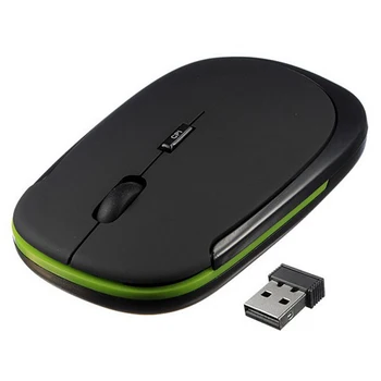 Prenosný Počítač Ergonomické Myši Tichý Ultra-Tenké 4 Tlačidlá 2.4 G Bezdrôtová Optická Myš 3 Gears 1600DPI Nabíjateľná Myší