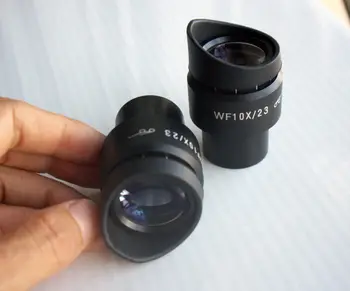 WF10X/23 mm Zväčšenie Nastaviteľné High Eyepoint širokouhlý Okulár, Objektív Stereo Mikroskopom 30 mm s Gumovou Oko Stráže Štít Poháre