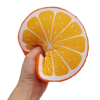 1Pc na Mäkké Ovocie Balík Orange Melón Citrón, Jahody Pomaly Rastúce Voňajúce odbúranie Stresu Squeeze Hračka Vzdelávacie Hračka pre Dieťa