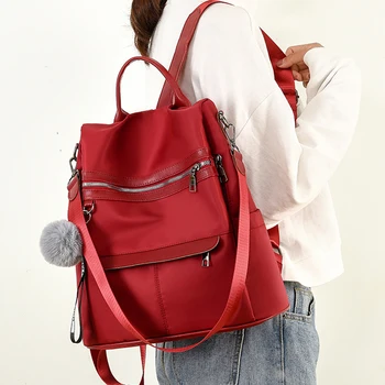 Nový Anti-theft ženy batohy dámy veľkú kapacitu batoh vysokej kvality bagpack nepremokavé Oxford ženy batoh sac dos