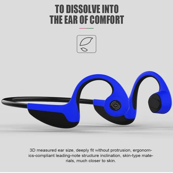 Z8 Bezdrôtové Slúchadlá Kostné Vedenie Slúchadlá Bluetooth 5.0 Vonkajšie Športové Headset s Mikrofónom Handsfree Slúchadlá