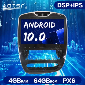 Android 10.0 PX6 64GB Auta GPS Navigácie Jednotku Na Renault Clio 2017-2018 Stereo Hlava Jednotky Multimediálny Prehrávač Rádio magnetofón