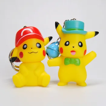 Pokémon Pikachu Hračku bábika prívesok na Cartoon tvorivosti Detí taška prívesok Anime taška na príslušenstvo Tvorivá hračka bábika dary