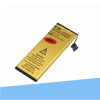 50pcs /veľa 2680mAh 0 nulový cyklus Výmeny Zlato Li-pol Batéria Pre iPhone 5S 5 S Akumulátorové Batérie