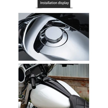 Motocykel natankovať Nádrž Plynu Spp Vetraných Palivovej Nádrže Skrutku pre Sportster XL883 XL1200 Medi